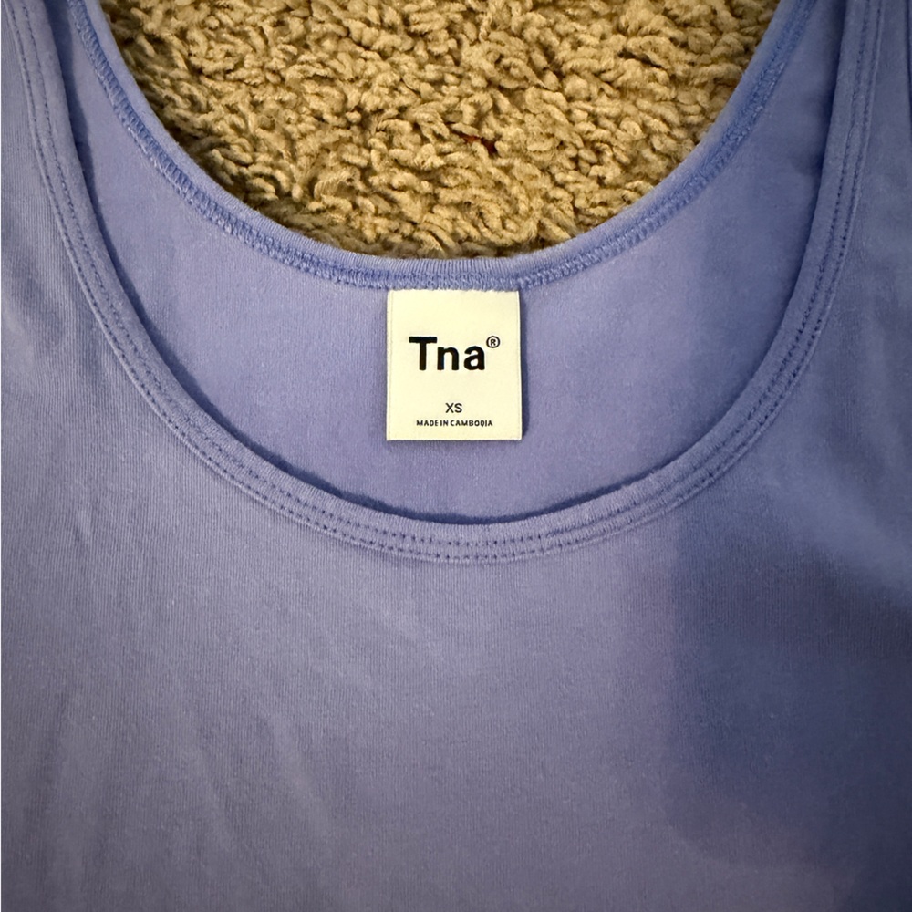 Aritzia Tna Playful Purple Chill Bergman Tank Top - Picture 3 of 5